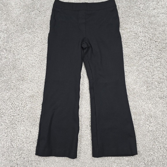 SPANX Pants Womens Medium Black Smooth Perfect Fit Ponte Kick Flare Stretch - Picture 1 of 15
